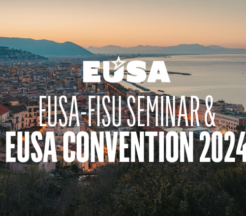 Save the date: EUSA Convention and EUSA-FISU Seminar 2024